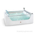 Acrylic &amp; Glass Single Indoor Bathtub